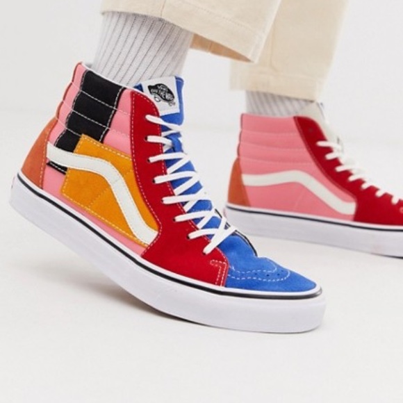 vans color block sk8 hi